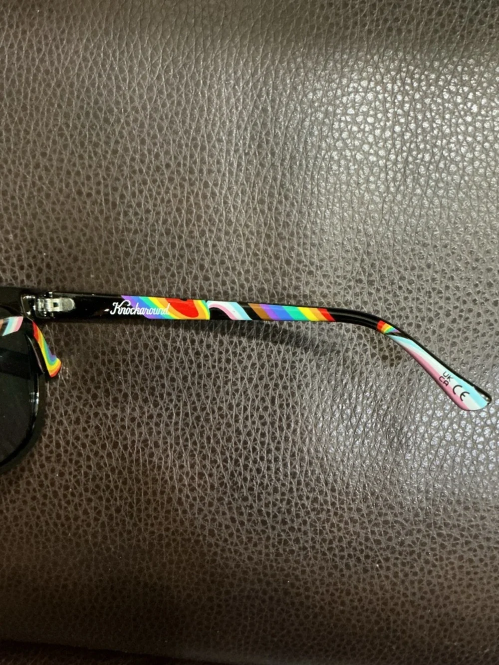 Knockaround Black Rainbow FAST LANES Polarized Sunglasses